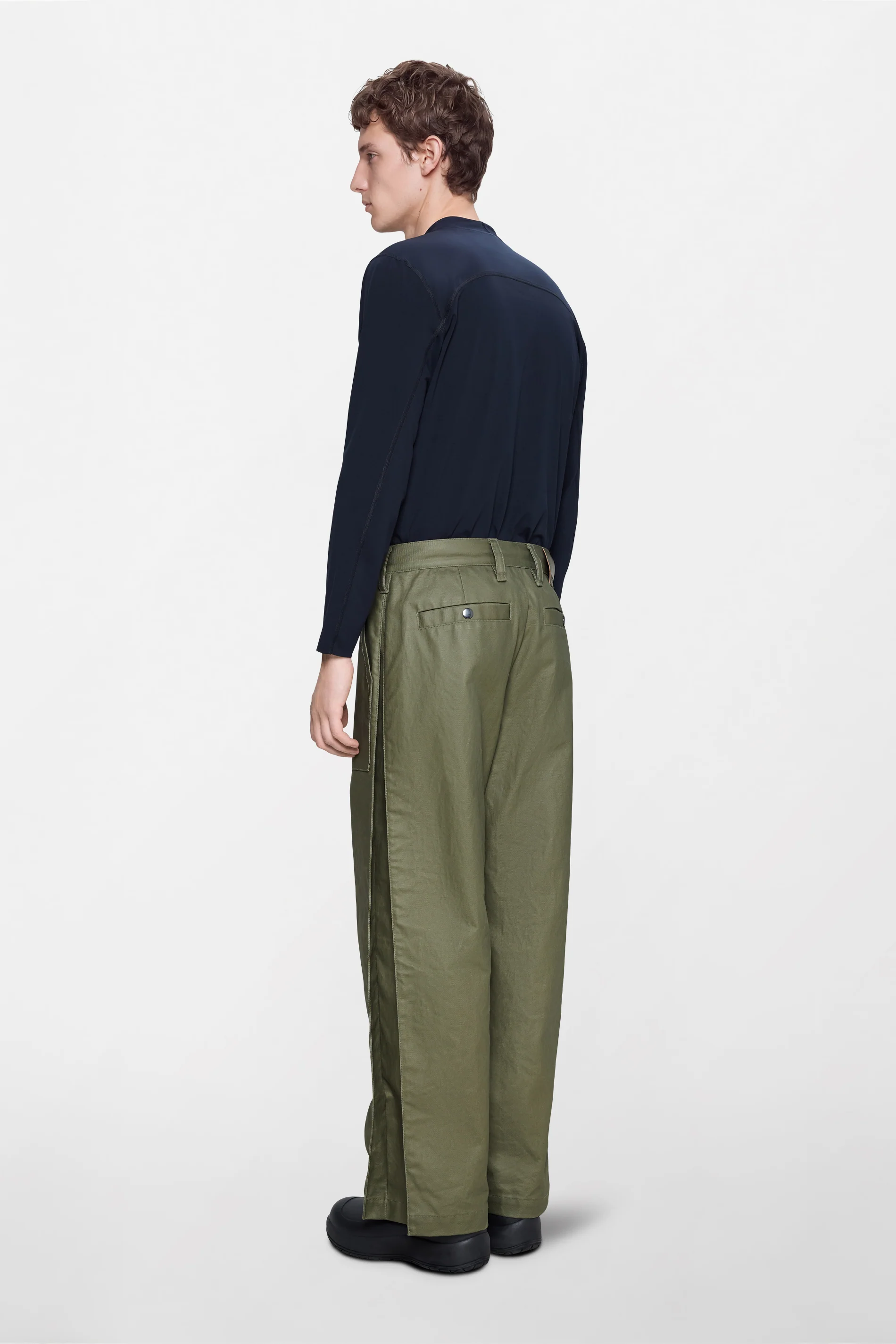 Heavy Woven Pants Straight - Image 3